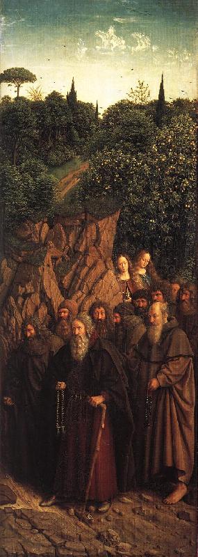 EYCK, Jan van The Holy Hermits oil painting picture